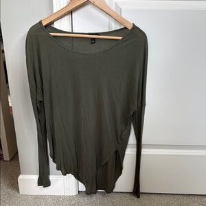 Banana republic- Olive Green Long Sleeve Women's Top